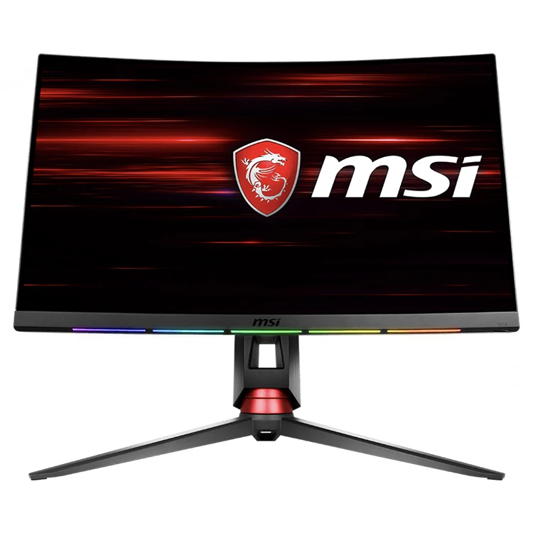 

MSI Full HD RGB Gaming LED Non-Glare Super Narrow Bezel 1ms 1920 x 1080 144Hz Refresh Rate e FreeSync 27 Curved Gaming Monitor