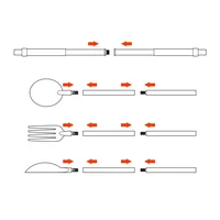 

pocket sized reusable cutlery and chopsticks for on the go