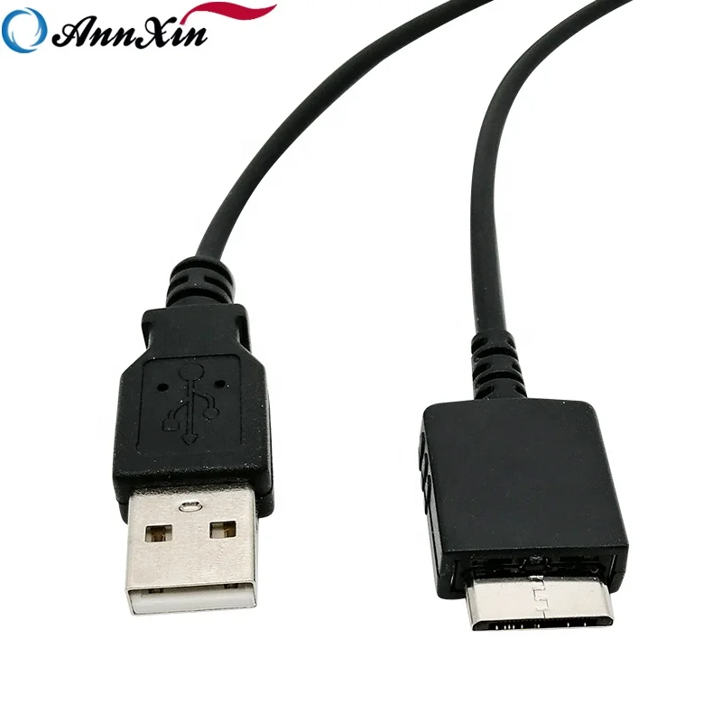 

China factory direct sale USB2.0 sync data transfer charger cable for SONY Walkman WMC-NW20MU MP3 Player, Black