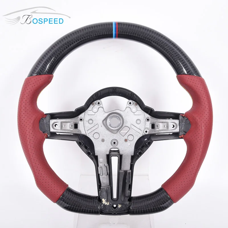 

Custom Alcantar Carbon Fiber Steering Wheel For Bmw X5 X3 X4 3/5/7 E71 E60 E90 Series Racing Wheel Convertible