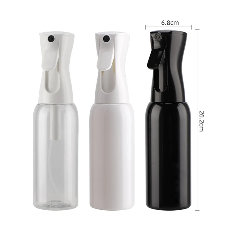 

Custom Made 200/300/500Ml Automatic High Pressure Continuous Mist Spray Hair Salon Sprinkler Bottle, Pink, blue, green, white, black,clear