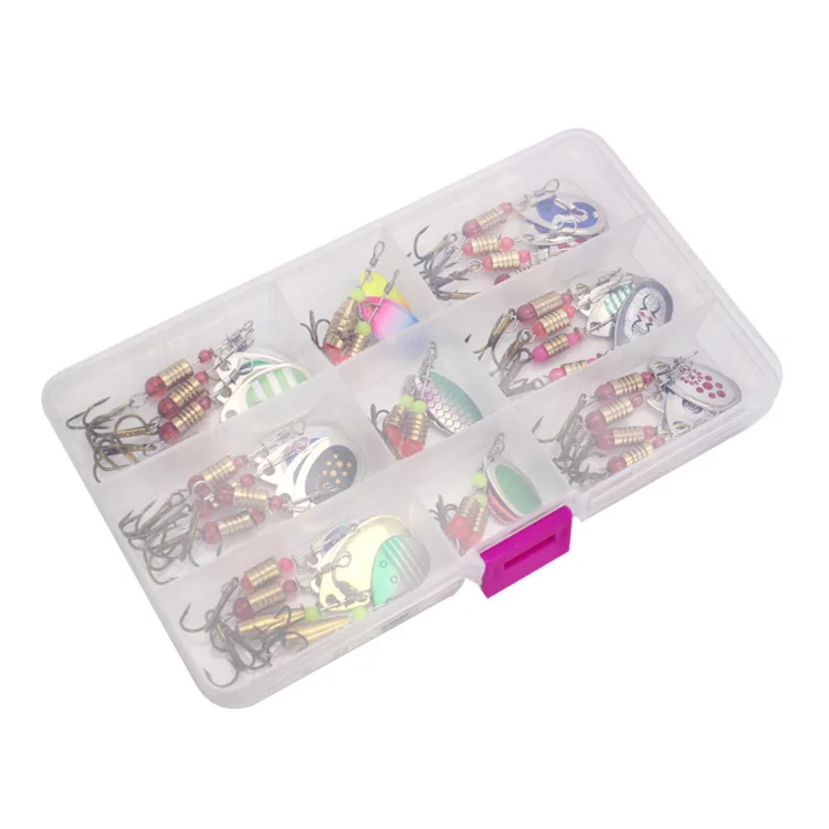 

WEIHE Wholesale multi color 31pieces large lot fishing lure combo with box