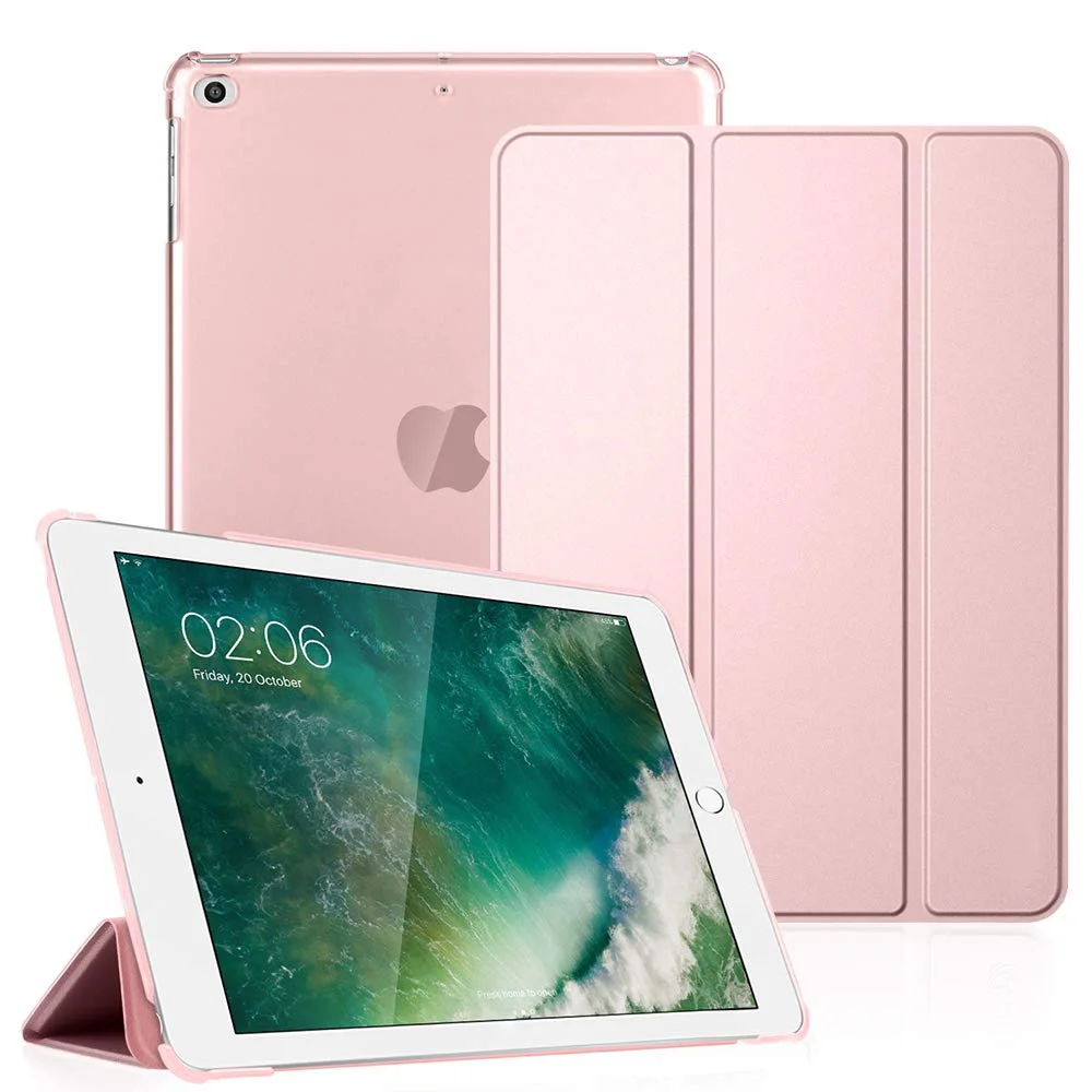 

Book Cover Design Multi-Angle Viewing Stand Premium Folio Case for iPad 6th 2018