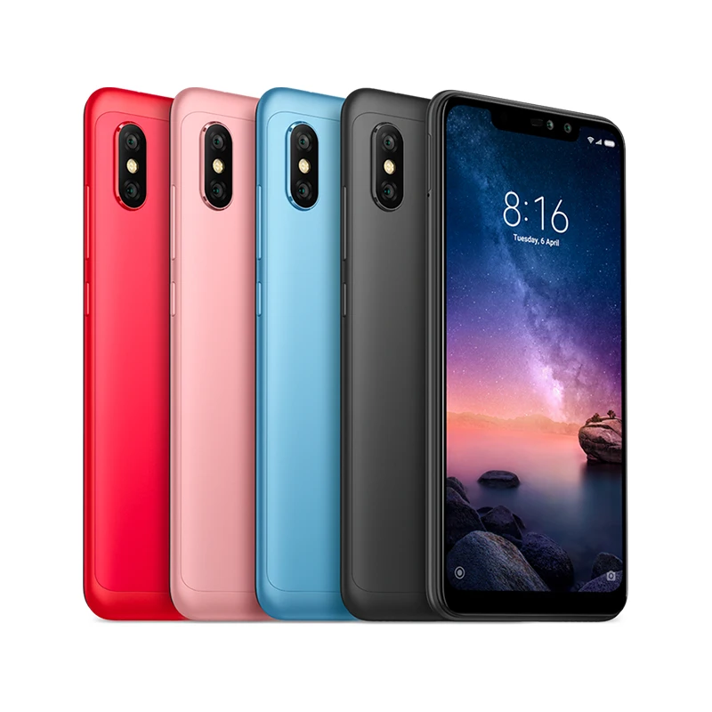 

Redmi Note 6 Pro first smartphone with AI-powered quad-camera 6+64G Mobile Phone Xiaomi Redmi Note 6 Pro