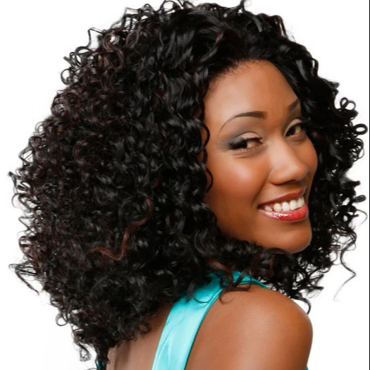 

Wholesale Kinky Synthetic Wigs Heat Resistant Full Front Lace Human Hair Wigs