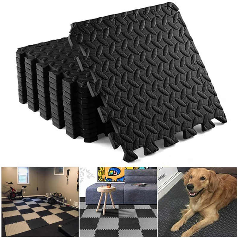 

ODM Sell 60x60cm 1cm 1.2cm 1.5cm 2cm Thick EVA Foam Exercise Mat Puzzle Tiles Soft with Border, Red,blue, yellow, green, black, gray etc.