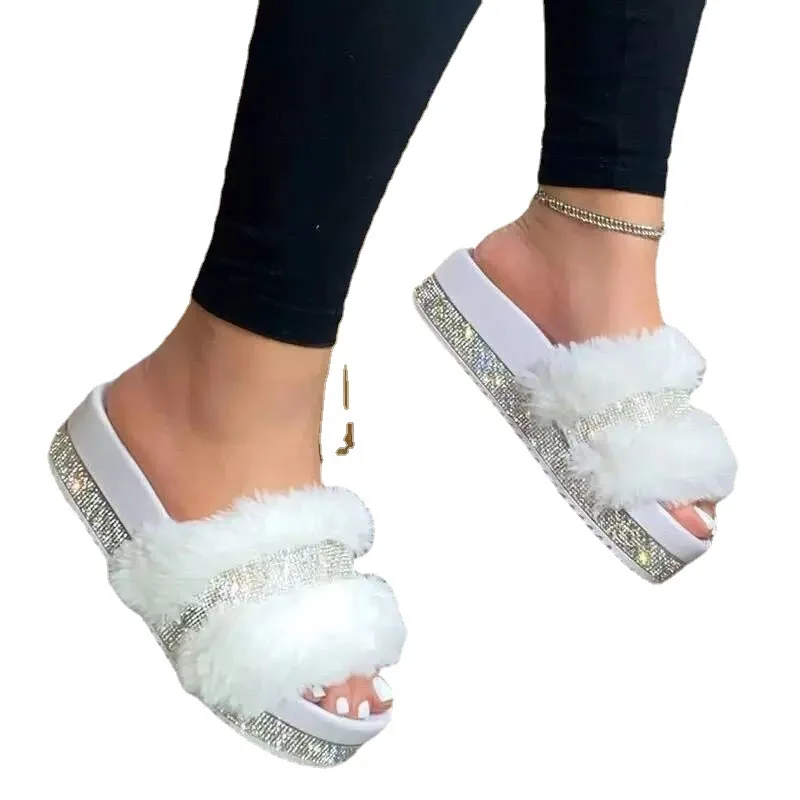 

Recommend Black Color Green Color Yellow Color Fashion Fur Slippers