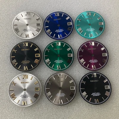 

Watch accessories with sun pattern genuine nail dial 28.5mm no night light suitable for NH35/36 movement