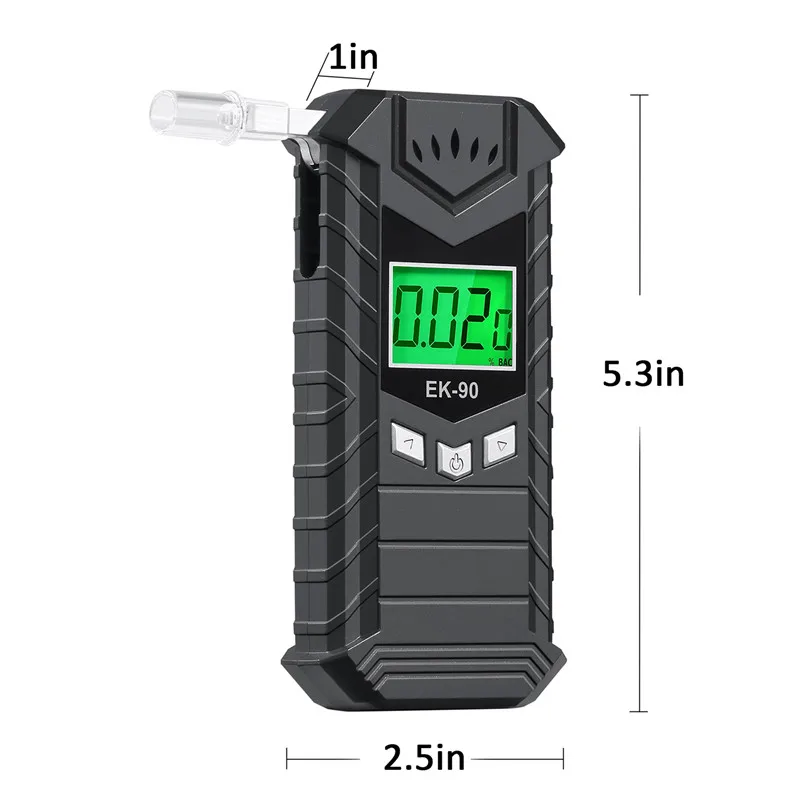 2019 Newest Alcohol Meter Built in UL Verified Li ion Battery Rechargeable Alcohol Tester