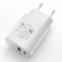 

hot selling 18w PD QC3.0 Dual usb type c fast wall charger for mobile phone