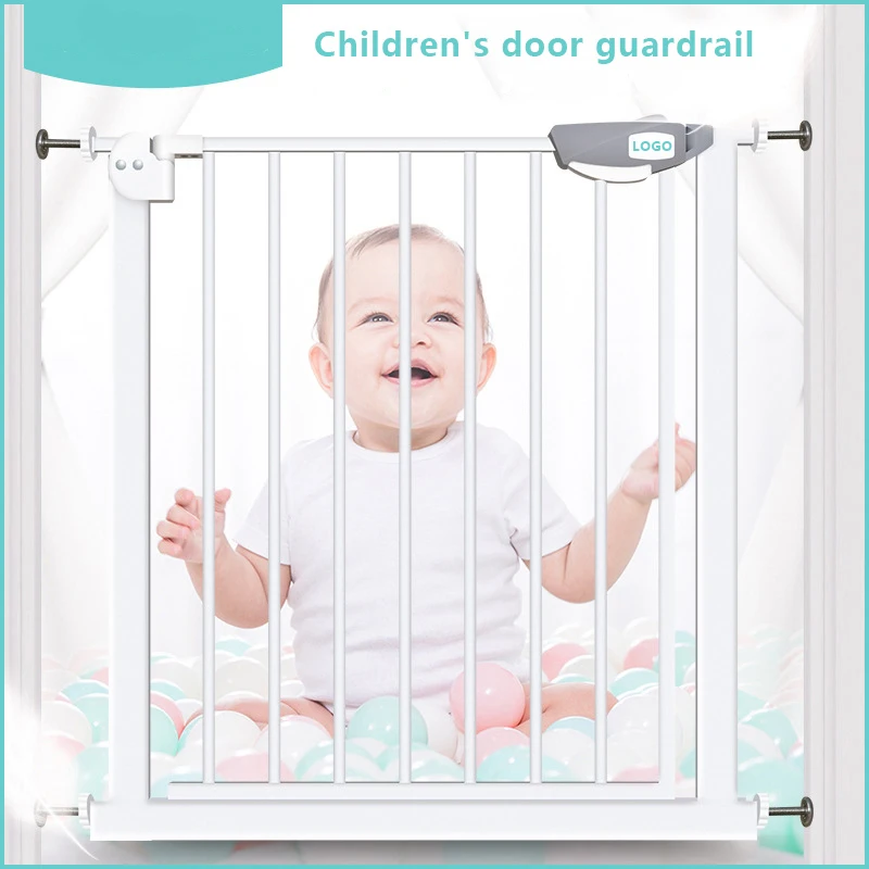 

2021 New Design Auto Close Baby Safety Gate for Child Home Kitche Black Yard For Babies and Pets, White