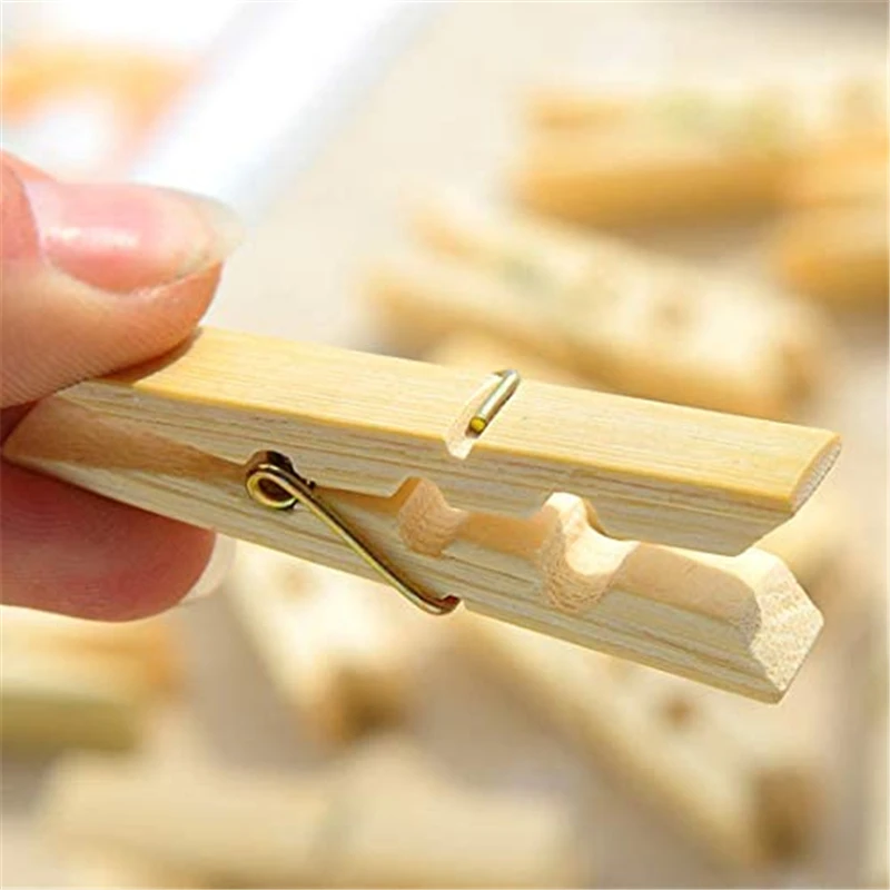 
High quality mini hanger clothes practical bamboo pegs with factory price 