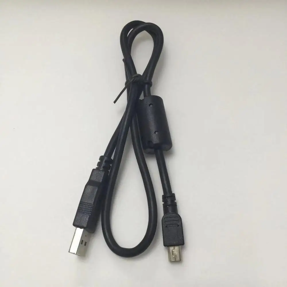 
USB 2.0 A Male to Mini B 5pin Male 28/24AWG Cable with Ferrite Core 