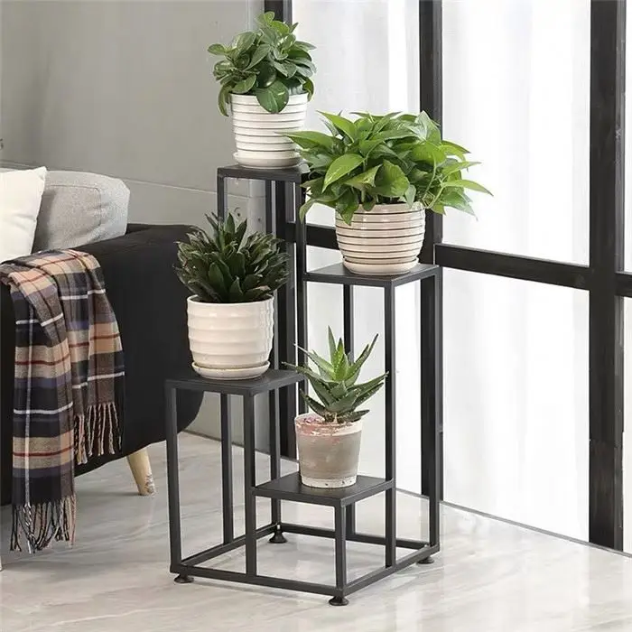 

Factory Direct Sale China Wholesale Metal Folding Plant Stand, Black