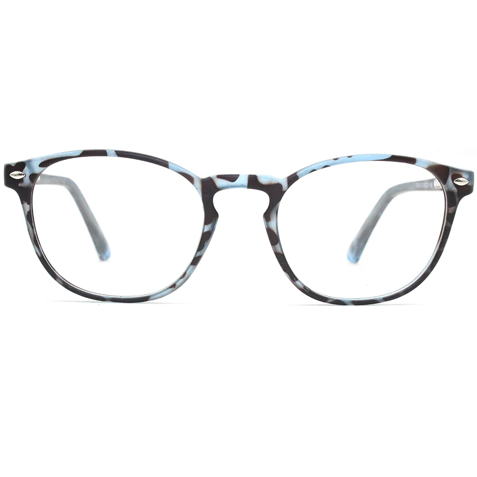 

Round CP injection optical frames with metal trim unisex fashion glasses frames, 4 colors