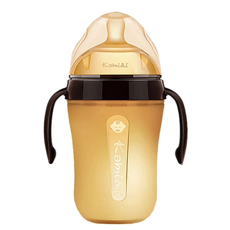 

Hot Sale Food Grade Liquid Silicone Baby Bottle BPA Free Extrudable Feeding Bottle Wide Mouth Anti-Fall Baby Bottle
