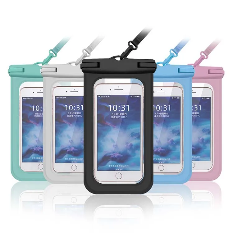 

Universal dry bag pouch clear sensitive pvc touch screen mobile phone bags