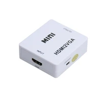

SIPU MINI HDMI to VGA Converter+Audio HDMI2VGA 1080P Adapter,Connector For PC Laptop