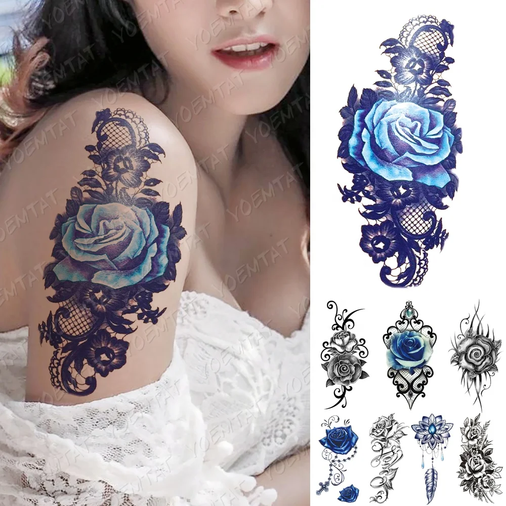 

Beauty Sexy Body Color Tattoos Water Transfer Temporary Tattoo Sticker, Cmyk