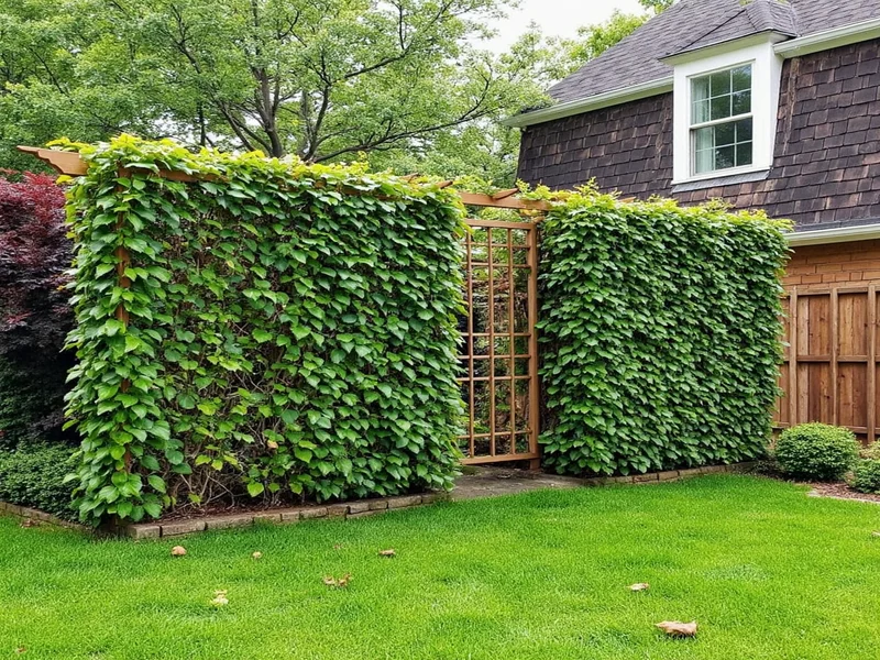 Trellis design comparison for climbing plants