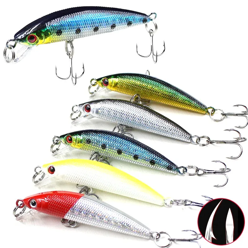 

New Duo Fishing Lure 72mm/7g 3D Eyes Artificial Hard Bait Floating Minnow Hard Bait Japan quality, 6 color