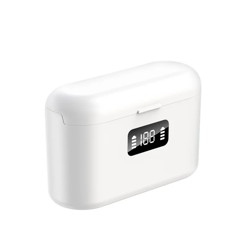 

Wholesale Supplier New LED Display Wireless Power Bank Earphone Best Active Noise Cancellation