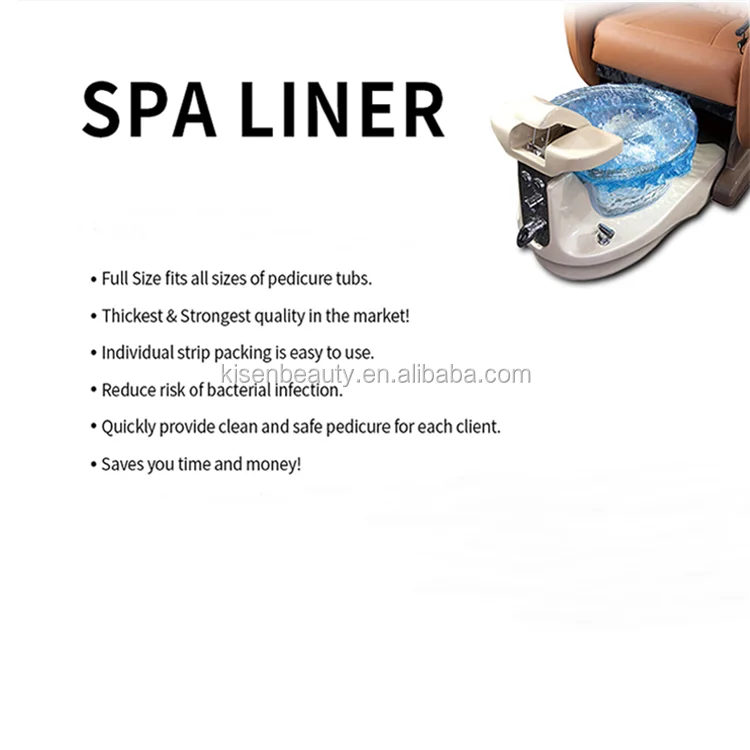 Kisen Hot Sale Tub Bowl Disposable Universal Spa Chair Covers Pedicure