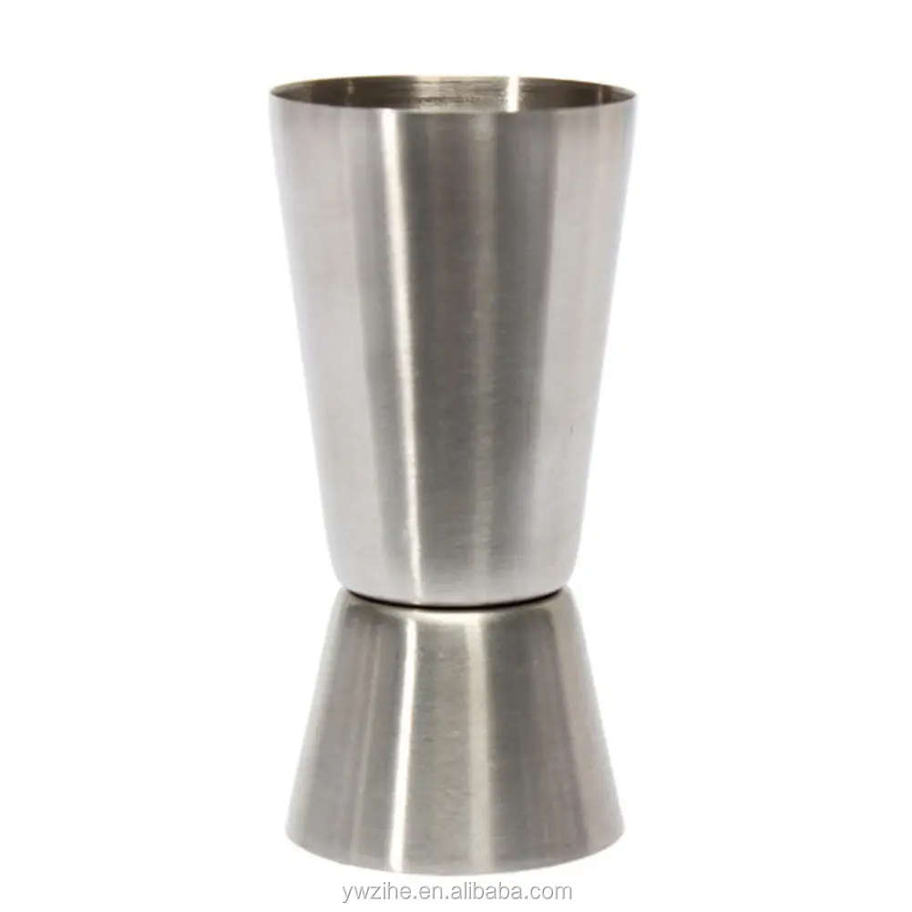 Stainless Steel Double Single Shot Measure Jigger Spirit Bar Cup Cocktail D N2 