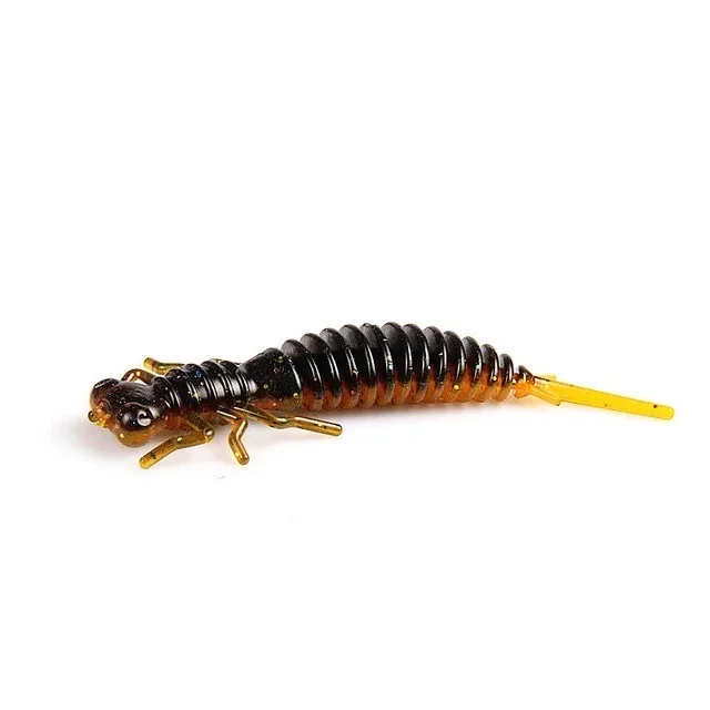 

Larva Soft Bait 50mm 62mm 85mm Artificial Lures Fishing Worm Bait Silicone Bass Lure Pike Minnow Swimbait Jigging Soft Lure