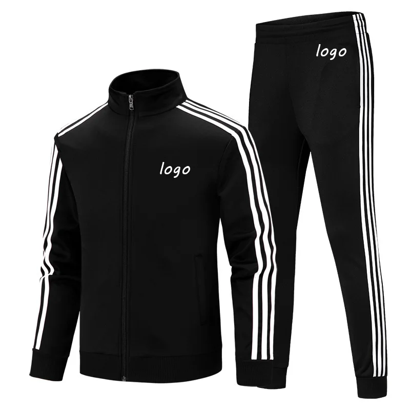 

China Fashion custom logo winter two piece zip up hoodie man s joggers suits sweatsuit joggers track suit set for men, Colors