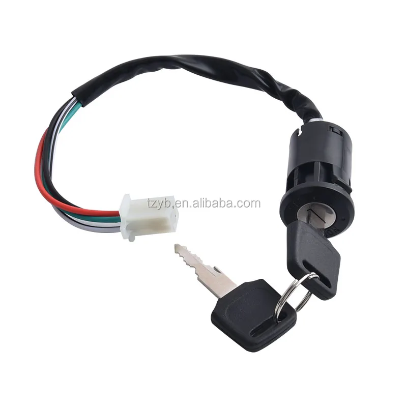 ATV Key Ignition switch 4 wire 50 70 90 110 125 150 200 250 CC TaoTao SUNL Male 