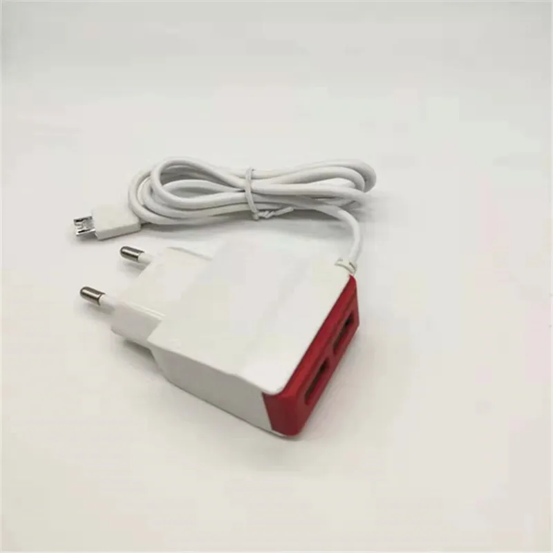 
Quick charging 2 usb chargers mobile phone power adapter 5v1.2a 