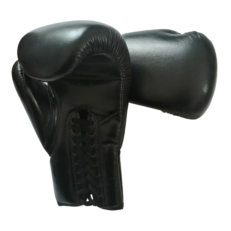 

Gym indoor equipment Leather Boxing Gloves/ Boxing Training Sparring Gloves 12 OZ, Blue
