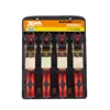 Promotion wholesale 1inch 25mm 1500LBS 4 pack set orange yellow lashing ratchet straps