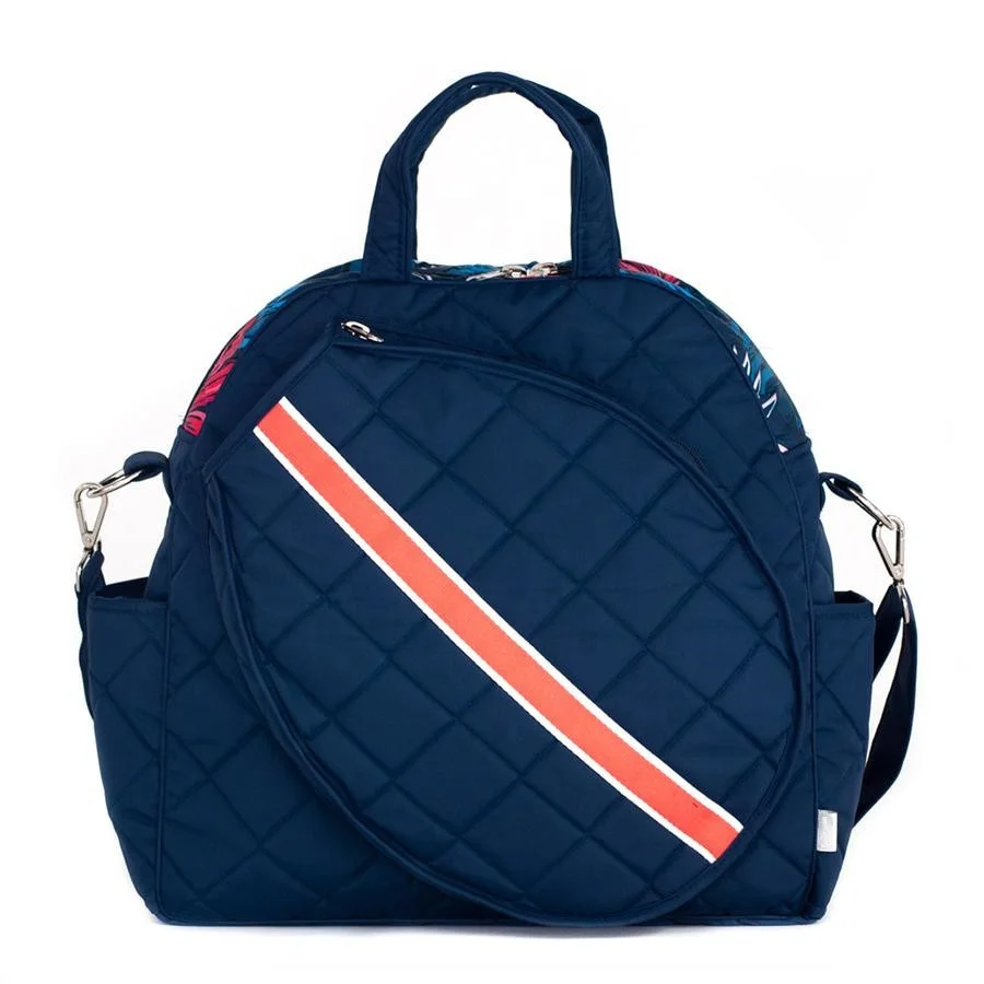 Custom Quilted Poly Cotton Tennis Tote Bag Waterproof Picklebal