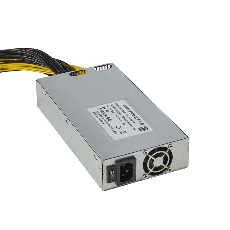 

New Arrival Platinum Antminer 1U 1800W PSU with PCI-6pin mining power supply, Secc