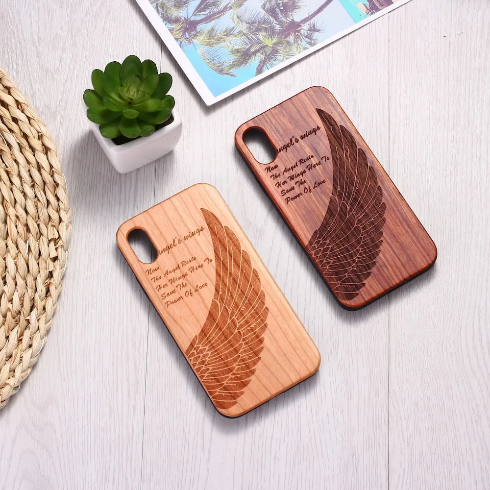 

Real Natural Wood Case For iPhone 13 For iPhone 12 Pro Max Case Nature Wood for iPhone Wooden Case, Colors optional