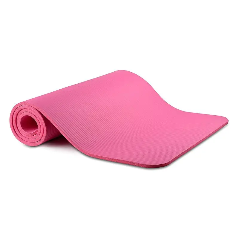 

Hot Sale nbr mat de yogamat with logo  durable yoga mats non slip gymnastics, Customized color