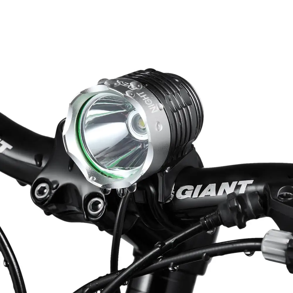 

Classical Bright 1200 Lumen 4800mA 8.4V Battery Rechargeable battery bike Light Bicycle headlight