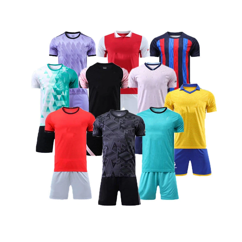

Premium Quick Dry Soccer Wear Thailand T Shirts Uniform Team Soccer Jersey Sublimation Football Jersey