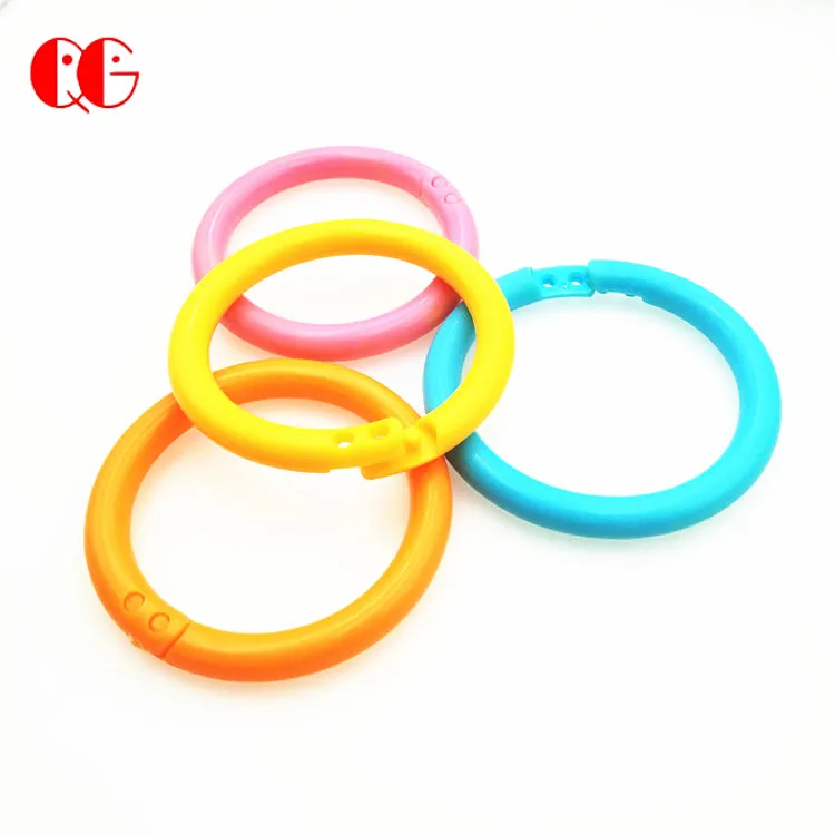 Wholesale High Quality Plastic Clip O Ring Toys Wreath Ring Plastic