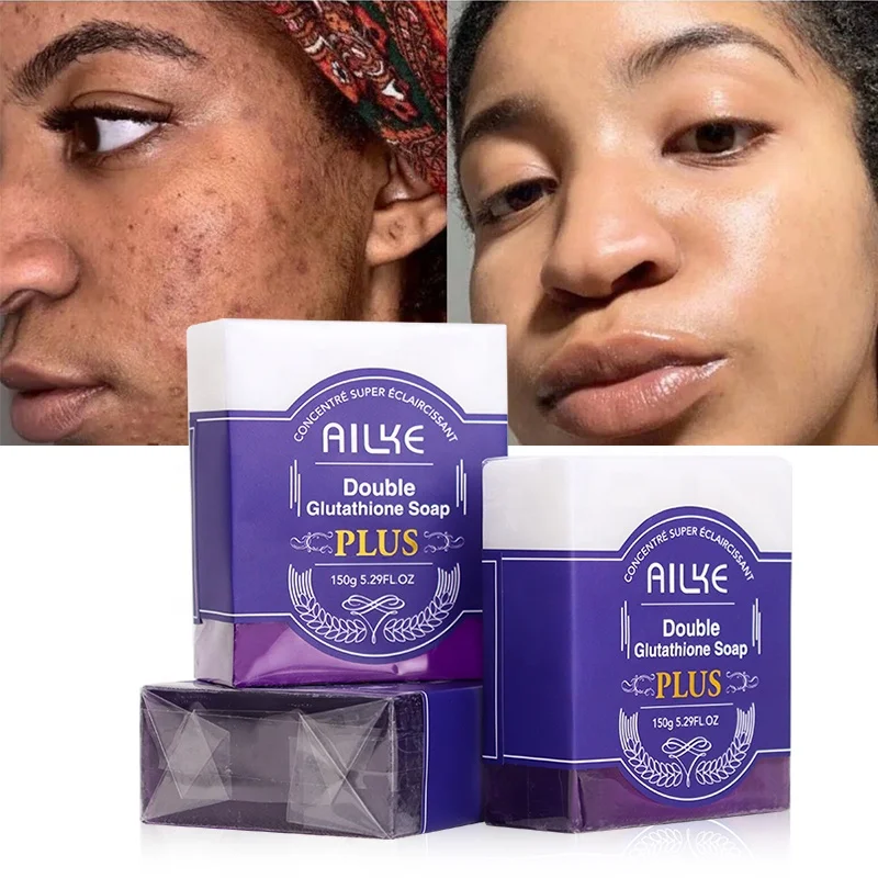 

ailke Smooth Anti Acne Scented Bar Base Black Skin Brightening Whitening Soap For Face