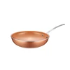 NonStick Frying Pan Ceramic Copper Coated Cooking Pan On Induction Gas Electric