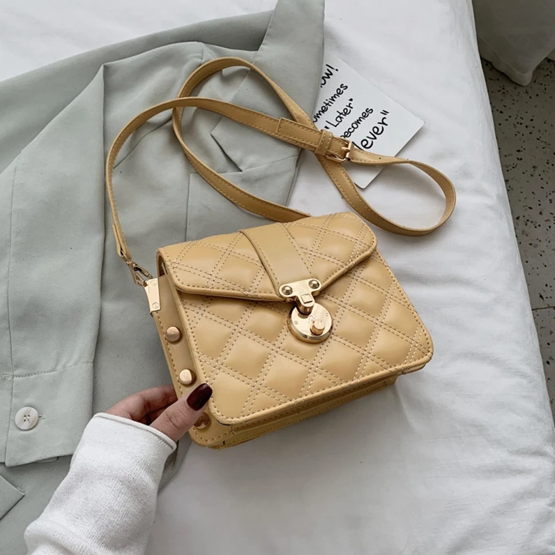 

XP1518 Summer popular bags 2020 new fashion chain messenger celebrity girls small square bags