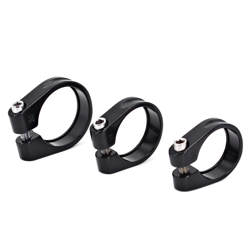 

Aluminum Alloy Bicycle Seatpost Clamp 28.6/31.8/34.9mm Seat Tube Clamp MTB Bike Seat Tube Clip Bike Parts Bike Saddle Seat Clam, Black