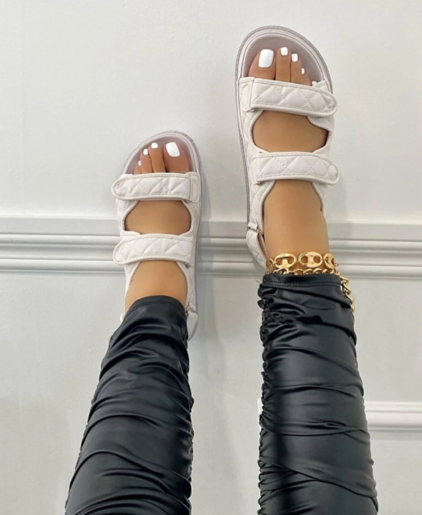 

New Arrival Comfortable Causal Sandals High Quality Light New Style Leather Flat Casual Sandals for Women