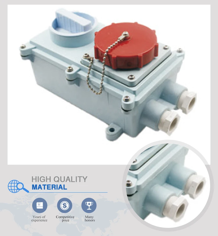 Marine Ip56 20a防水レセプタクル3p + Eプラグソケットコネクタボックス792774 Buy ソケットとスイッチ、海洋スイッチ、マリンソケット Product on