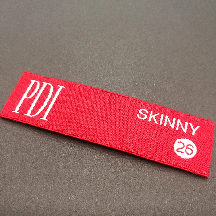 

Low minimum High Quality Luxury Damask Clothing Neck label Tag End Fold Brand Logo Clothing Labels, Custom color