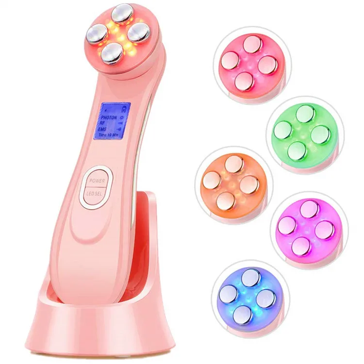 

The Latest LED Photon Painless Face-Lift Appliance Gift Needle-Free Anti Age Rf EMS Beauty Products For Women Face Deep Cleaning