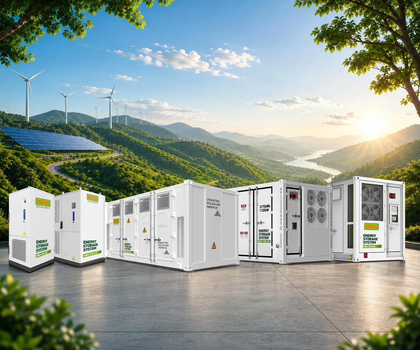 MPMC HBD-A liquid cooled commercial and industrial battery energy storage system family